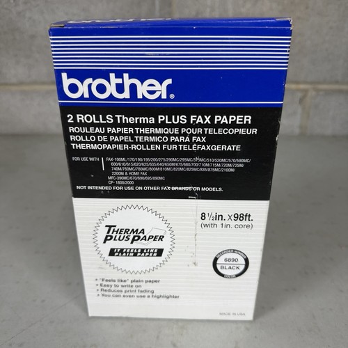 Brother thermal plus carta fax - brother,