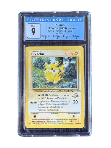 Pikachu stamped jungle 64 - stamped, 60/64