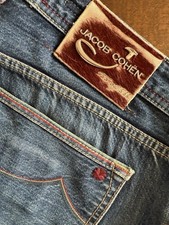 Jacob Cohen Limited Edition jeans uomo taglia W 40 in denim di cotone blu