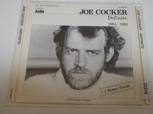 Joe cocker definite cd - vg+/ex, (cd