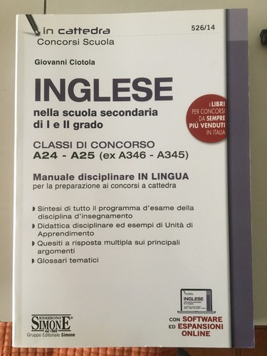 Inglese libri concorso scuola - inglese:,