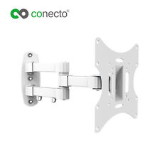 LCD LED TV Televisore Parete Neig-Schwenkbar Estrazione 17-37 Pollici Bianco