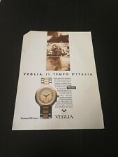 1991 VEGLIA TITANIO SWISS WATCH OROLOGIO VINTAGE AD PUBBLICITA