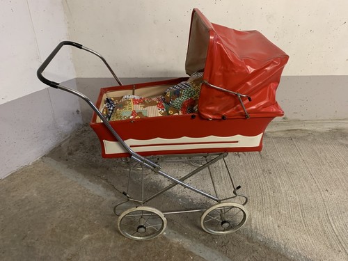 Carrozzina per bambole retrò - per,