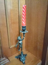 Coppia portacandele vintage