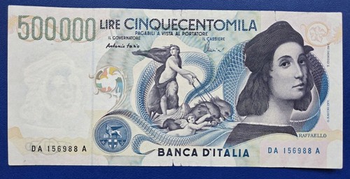 500 000 lire raffaello - 500.000,