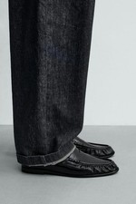 Zara Penny Dress Loafers Black