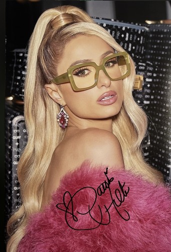 Autographe paris hilton - autographe,