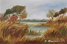 Laguna di Orbetello - Dipinto