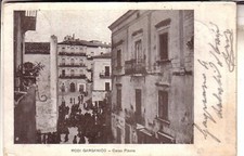 CARTOLINA  RODI GARGANICO FP  VIAGGIATA  1907 CORSO E PIAZZA  OCCASIONE
