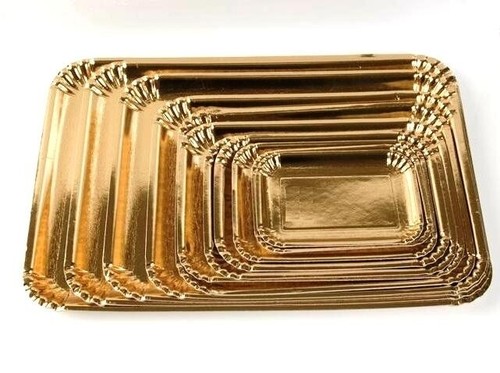 Vassoi cartone oro - oro, n.11s