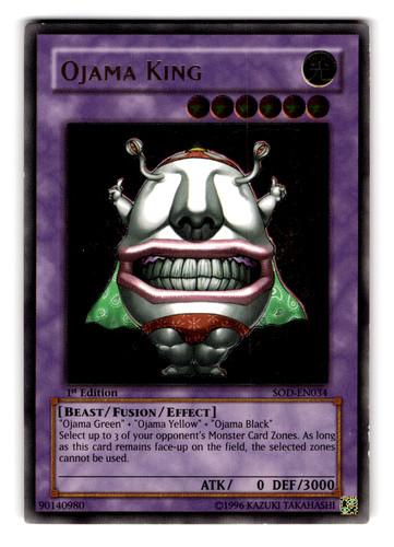 Yugioh ojama king - ojama, ultimate