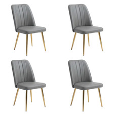 Set 4 Sedie Ecopelle Design