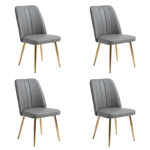 Set sedie ecopelle design - set,