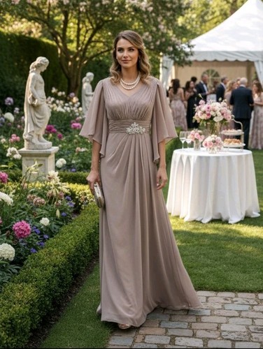 Abiti mamma sposo beige - abiti,