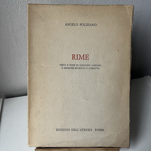 Angelo poliziano rime - poliziano, natalino