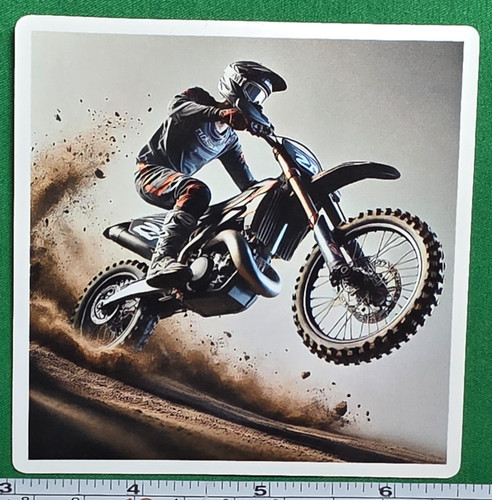 Adesivo motocross dirt rider - motocross,