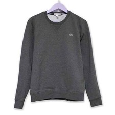 Felpa Lacoste grigia a