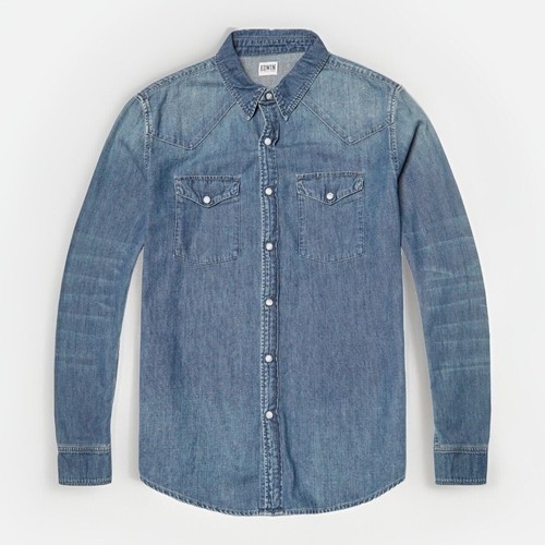 Camicia edwin uomo - uomo, blu