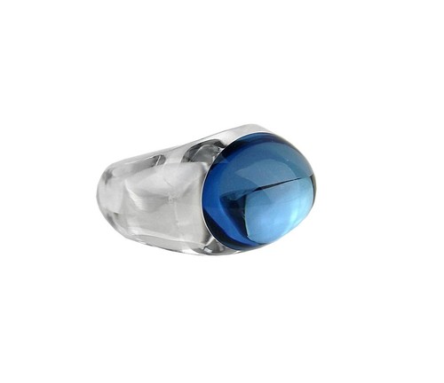 Anello cristallo trasparente - cristallo,