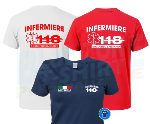 Maglietta 118 infermiere - maglietta,