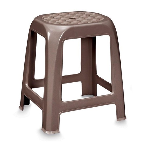 Sgabello bagno tortora - da,