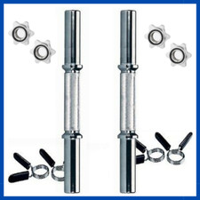 manubri da palestra pesi set manubrio 25 28 mm per peso ghisa + FERMA DISCHI