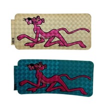*HH* 2 adesivi vintage old stiker anni '80 paninaro pantera rosa Pink panter 