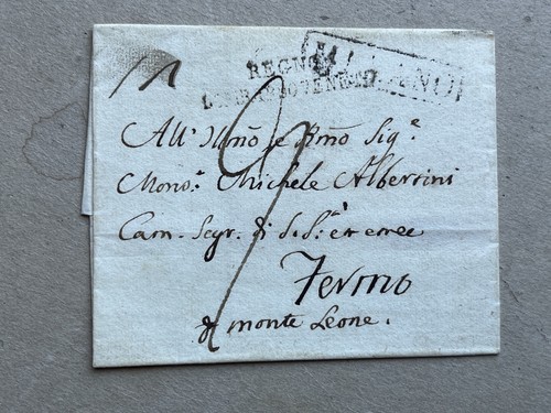 Lettera prefilatelica regno - prefilatelica,
