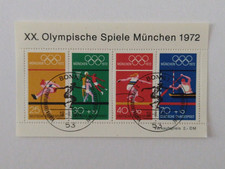 Germania  foglietto Olimpiadi di Monaco 1972.