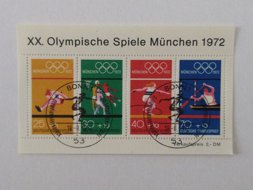 Germania foglietto olimpiadi - germania,