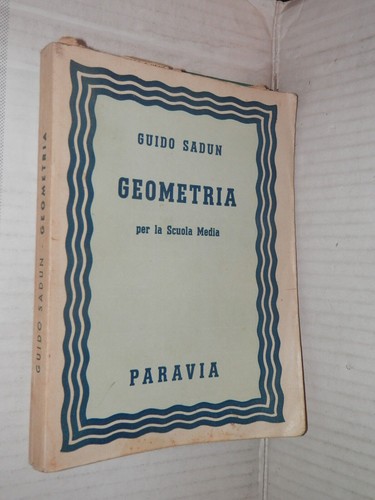 Geometria guido sadun - sadun, paravia