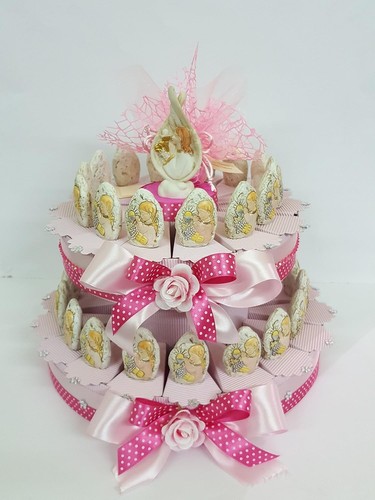 Torta comunione pietre bimba - comunione,