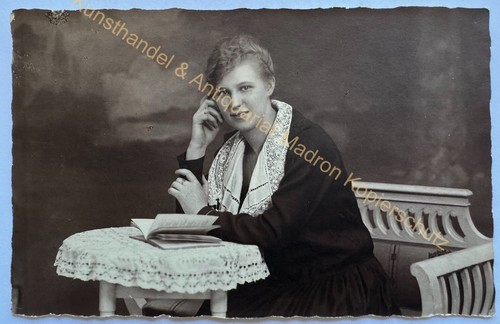 Orig foto cartolina donna - orig.,