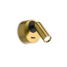 Bean round ap ottone lampada