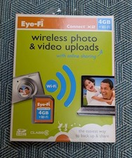 Eye-Fi 4GB + Wi-Fi Connect X2 Wireless Carica Foto e Video Scheda SDHC Sigillata
