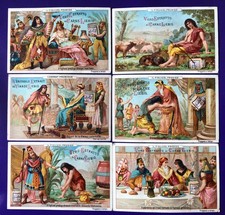 6 figurine Liebig 1887 serie
