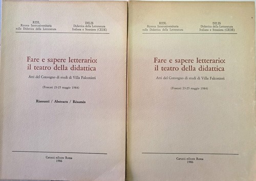 Fare sapere letterario il - sapere,