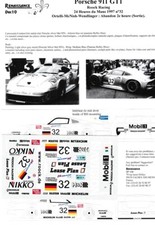 Decal 1/24 Porsche 911 GT3 NAVISION Le Mans '97 #32 Renaissance 010