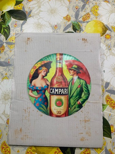 Insegna campari rotonda - insegna,