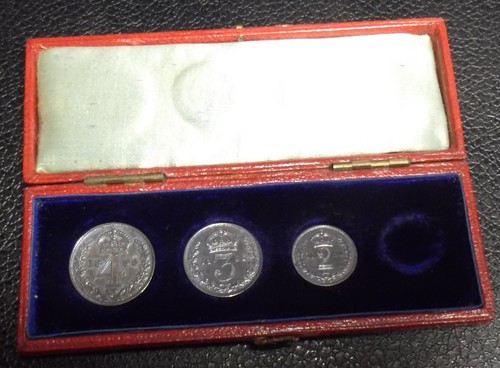1896 maundy coin set penny - maundy, (penny