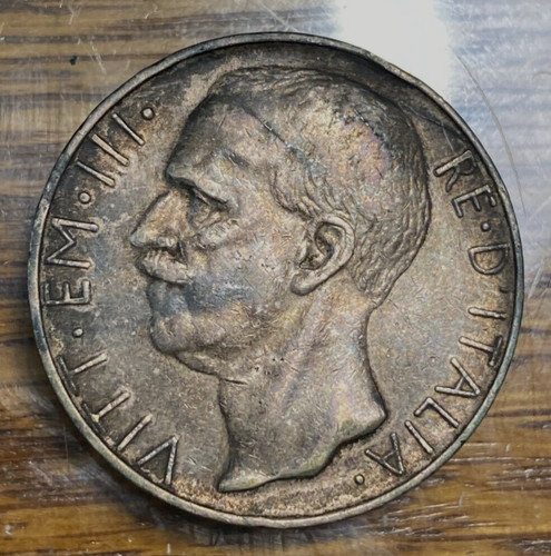 1927 italia lire bella - italia, 10