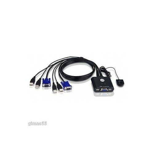 Mini kvm switch usb vga - mini, +