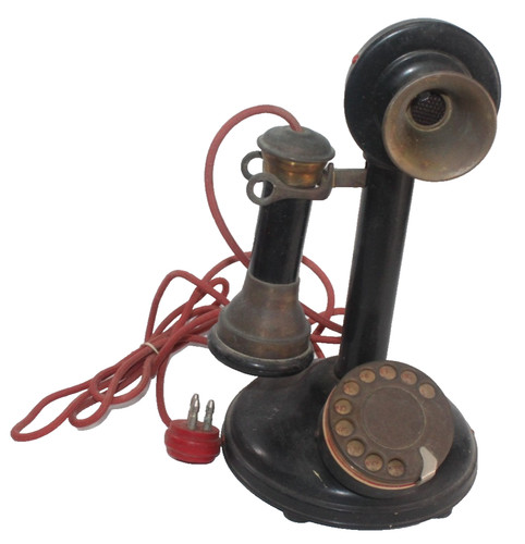 Telefono antico candela - antico, a