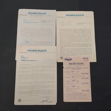 Lotto di 4 circolari ditta