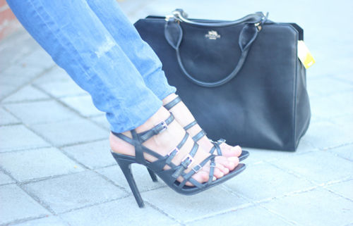 Nwt zara leather high heel - nwt,