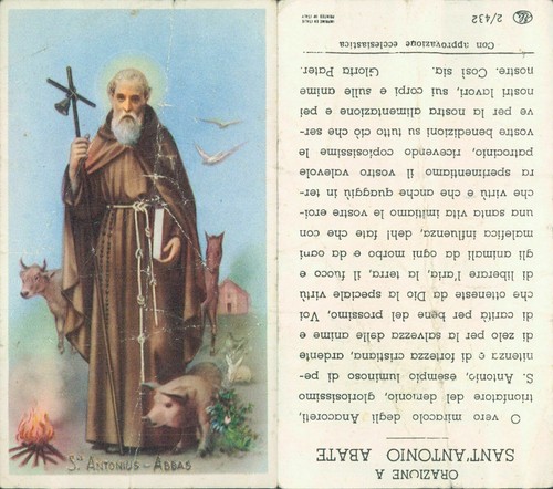 Santino antonio abate - di, s.antonio