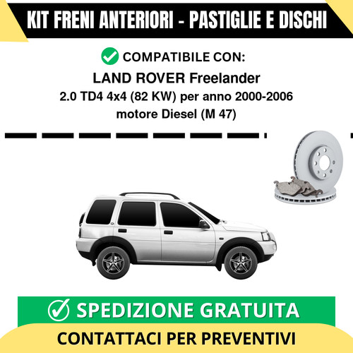 Kit freni anteriori pastiglie - kit,