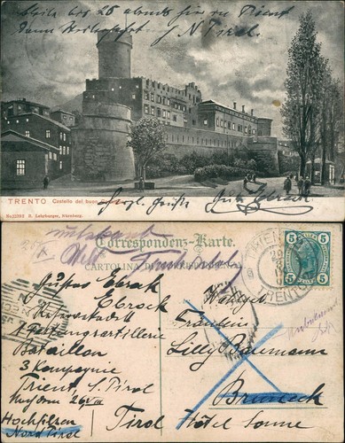 Cartolina trento - cartolina,