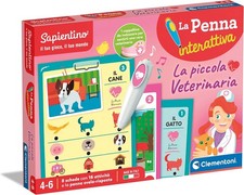 Sapientino Piccola Veterinaria 4-6 Anni Penna Parlante Interattiva 16764 Clement